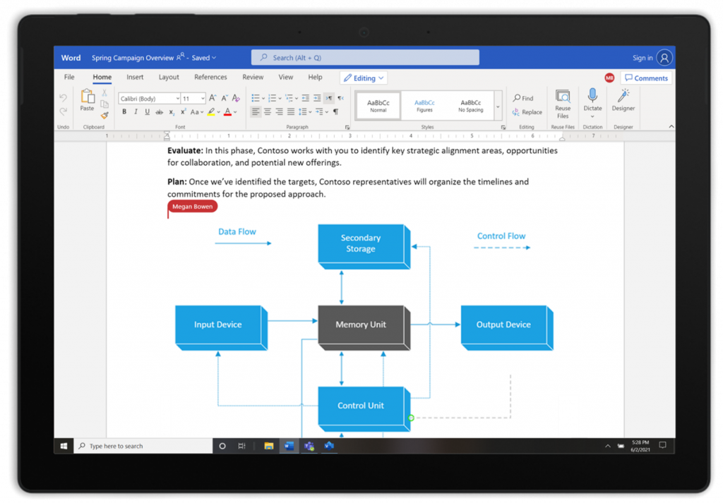 Visio Integration in Word