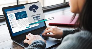 Software Update Installation Upgrade Data Concept